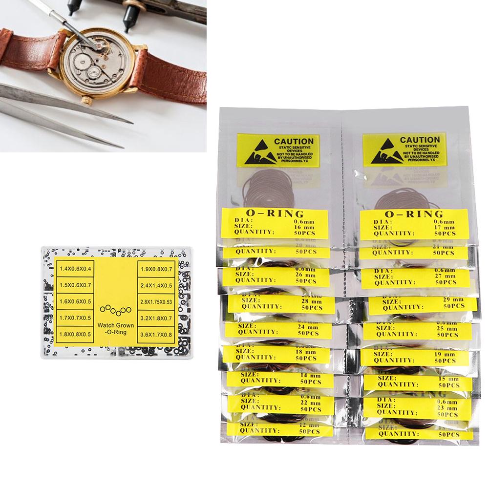 Watch Crown Watch Head Waterproof Ring O‑Ring Waterproof Seals Watch Repair Tools