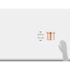 PEARL METAL Dish Drainer, 13.5cm, with Drain, Pure Copper, Made In Japan, Antibacterial, Aqua Splash H-9168