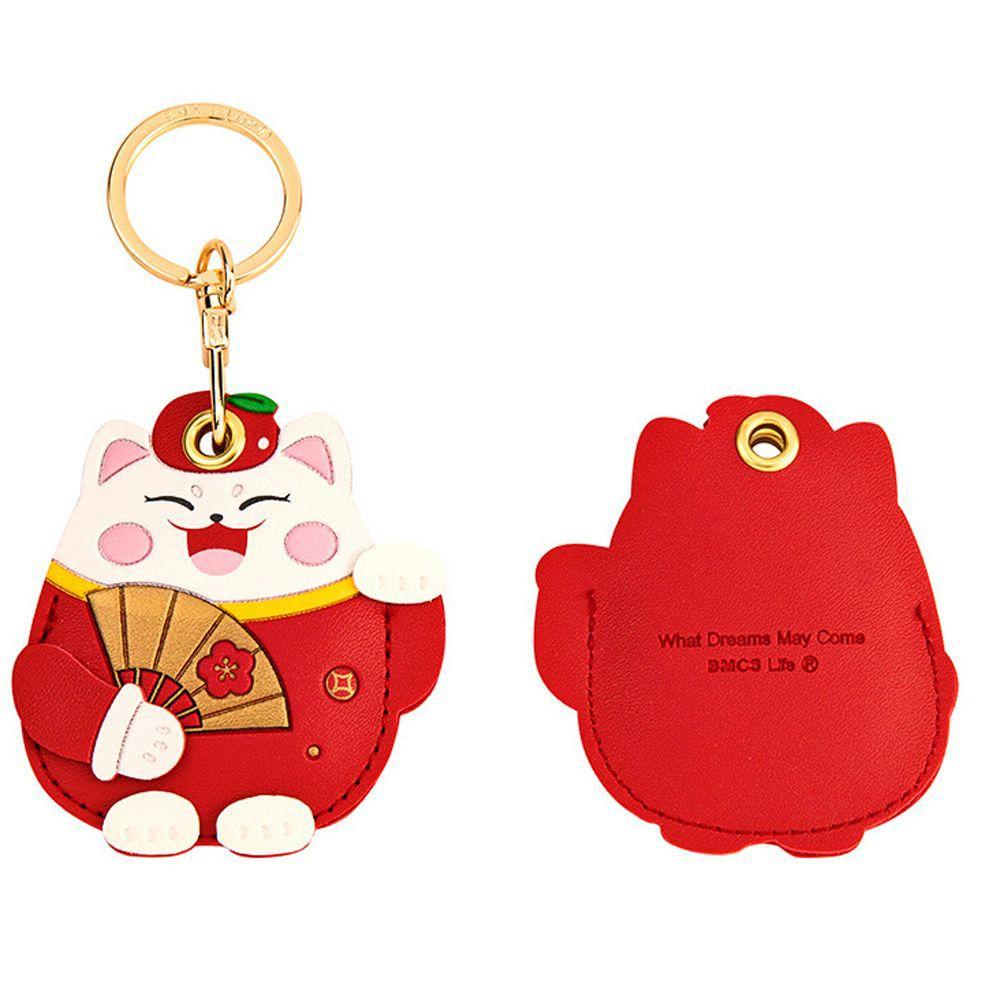 

Брелок для ключей Maneki Neko, брелоки Lucky Cat, брелок для ключей, чехол для карты контроля доступа, чехол для карты контроля доступа