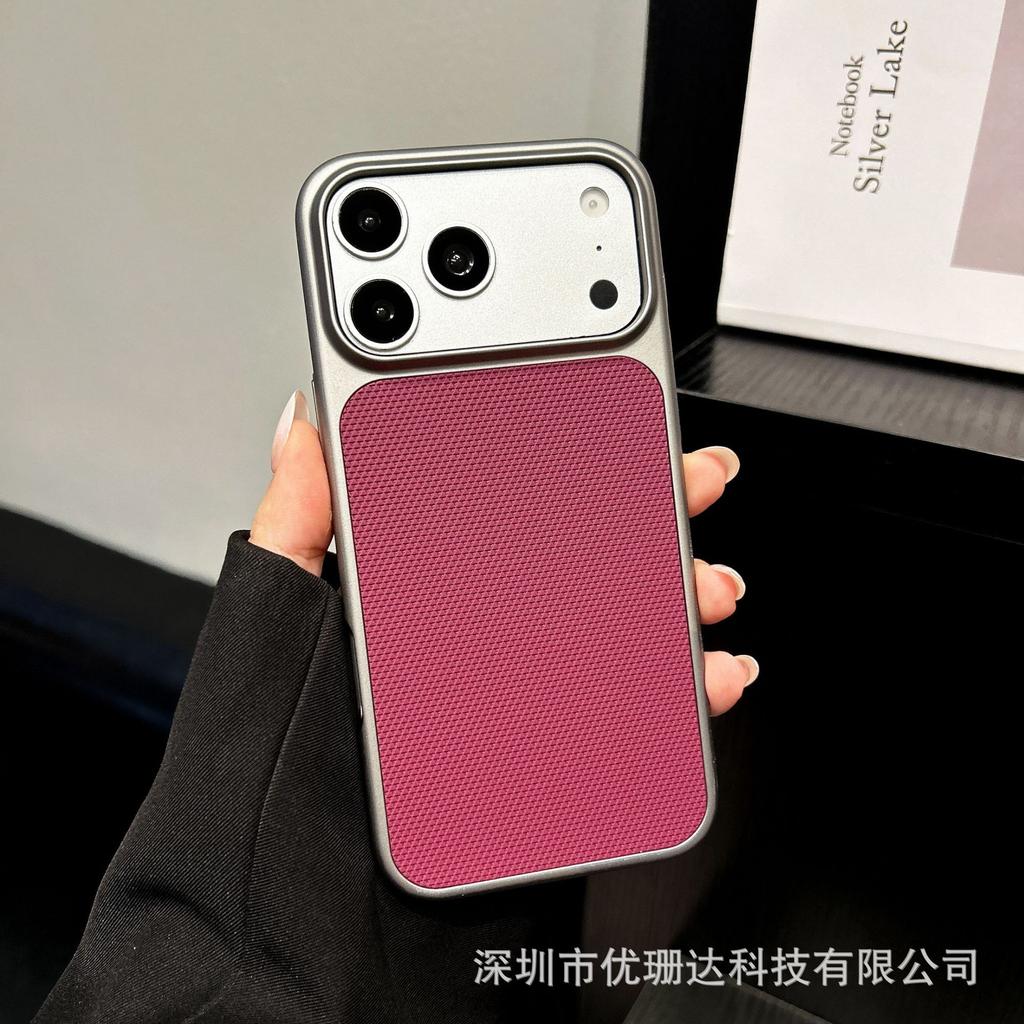 Applicable to iPhone11promax Ling Pattern Sticker Leather Mobile Phone Case Apple 11 Frosted Metal Paint Anti-drop Protective Case