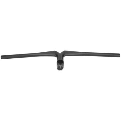 680x90mm Mountainbike Carbon Integrierte Lenker Matte Road Fahrrad Vorbau Lenker