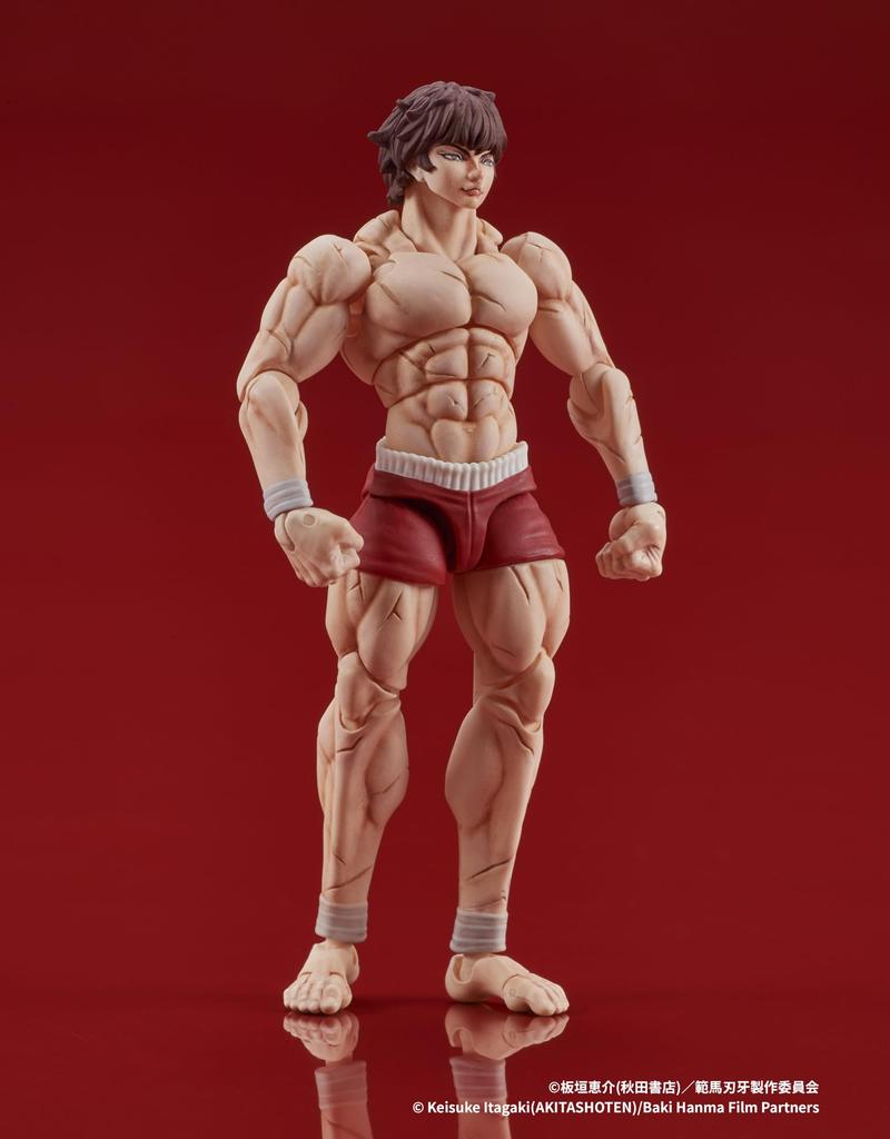 DIG DIGACTION the Baki the Grappler Approximately 70mm Finished (DIG) "Baki Grappler" Figure, Tall, Non-scale, PVC, Painted, Product.