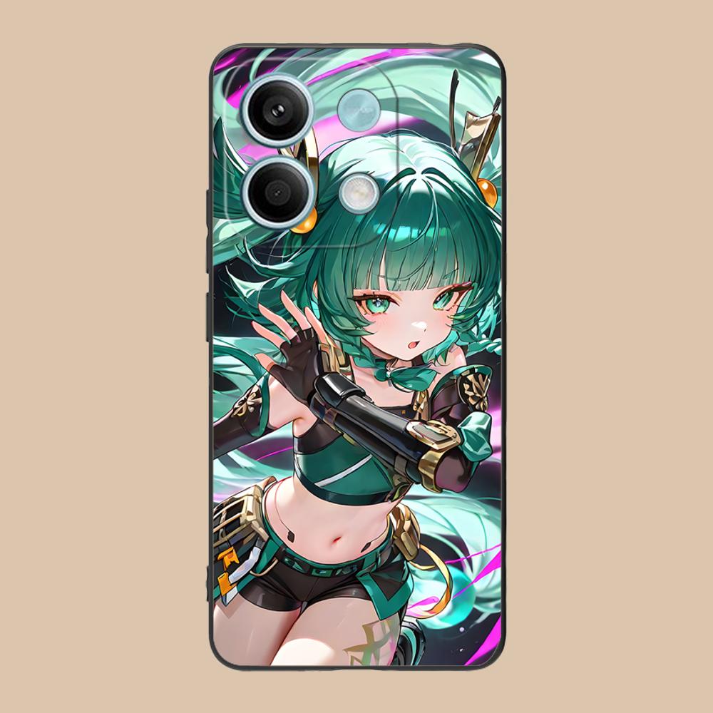 Zenless Zone Zero QingYi Phone Case for POCO F7 F6 F5 F4 F3 F2 Pro GT C75 C71 C65 C61 C40 Pro Ultra Colorful Printing Cover