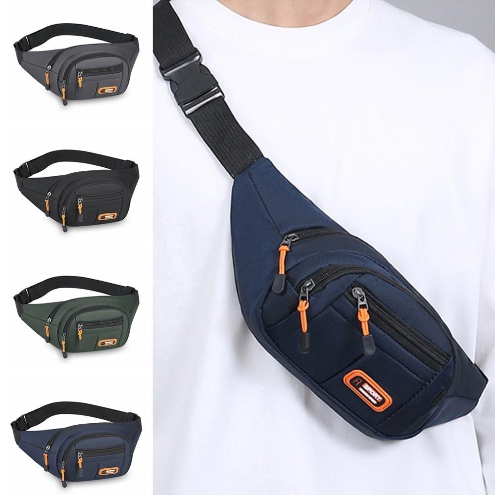 Waterproof Mobile Waist Bag Wear-resistant Sports Walking Bag Men Chest Bag Travel