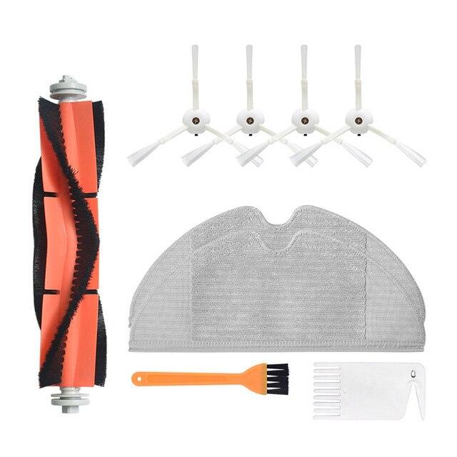 New Main Brush Washable Hepa Filter Side Brush Kit for Xiaomi Mi Vacuum 1st 1S Robot Roborock S50 S51 S55 S6 T60 T61 T65 Parts
