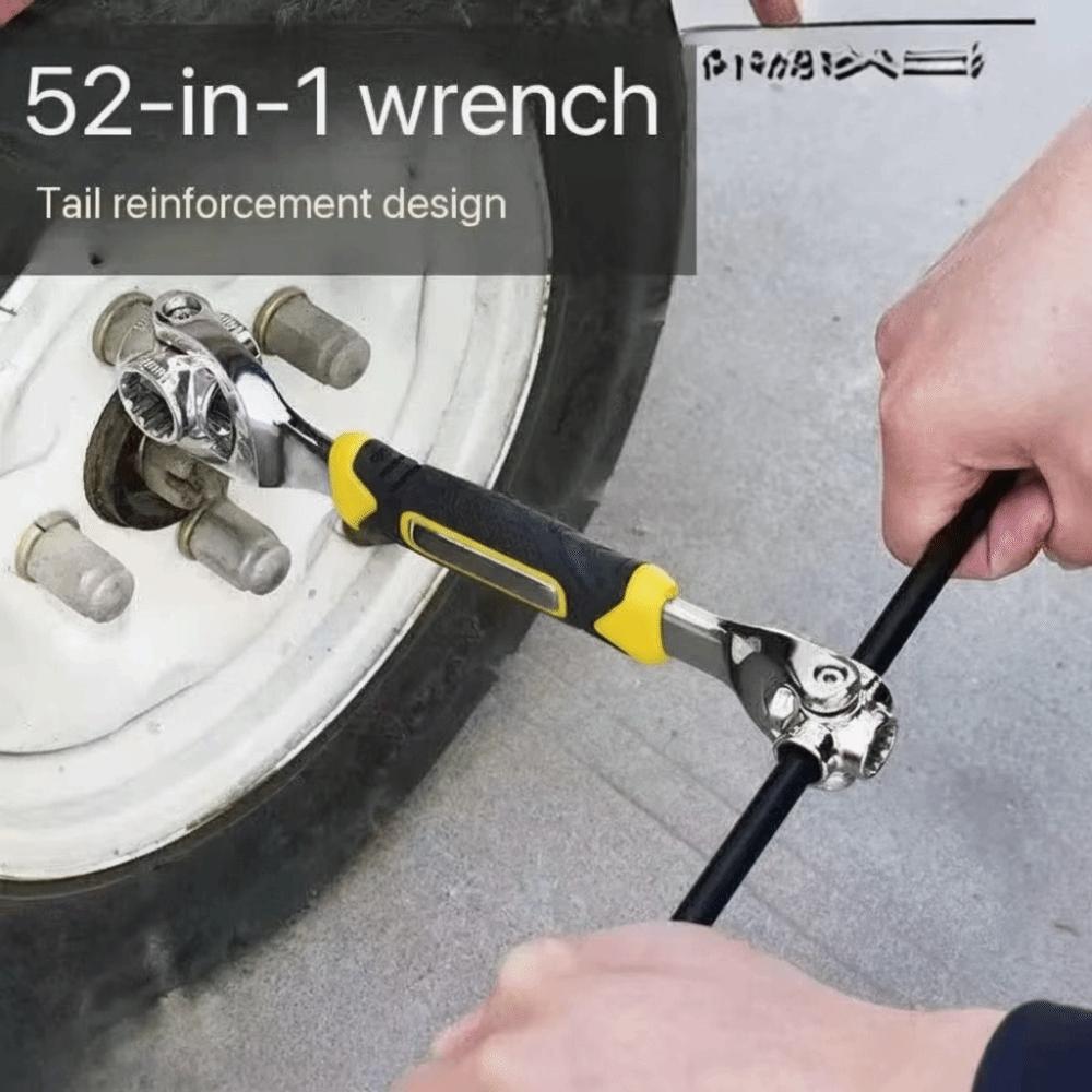 360° drehbarer 52-in-1 Steckschlüssel Spline-Schrauben Nuss Sechskant Universal Ratsche Handwerkzeuge Drehhülse Automobilgebrauch