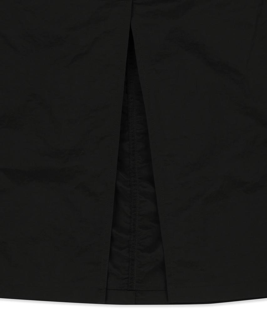 Brown Bless W Tag Shirring Piping Skirt - Black