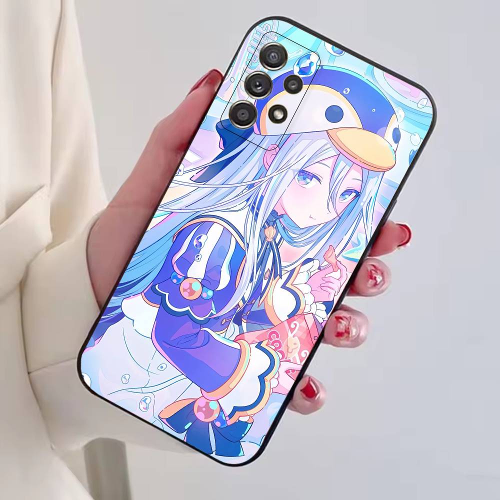 Game Project S-SEKAI Y-Yoisaki Kanade Phone Case For Samsung S25,S24,S21,S22,S23,S30,Ultra,S20,Plus,Fe,Lite,Note,10,Black Cover