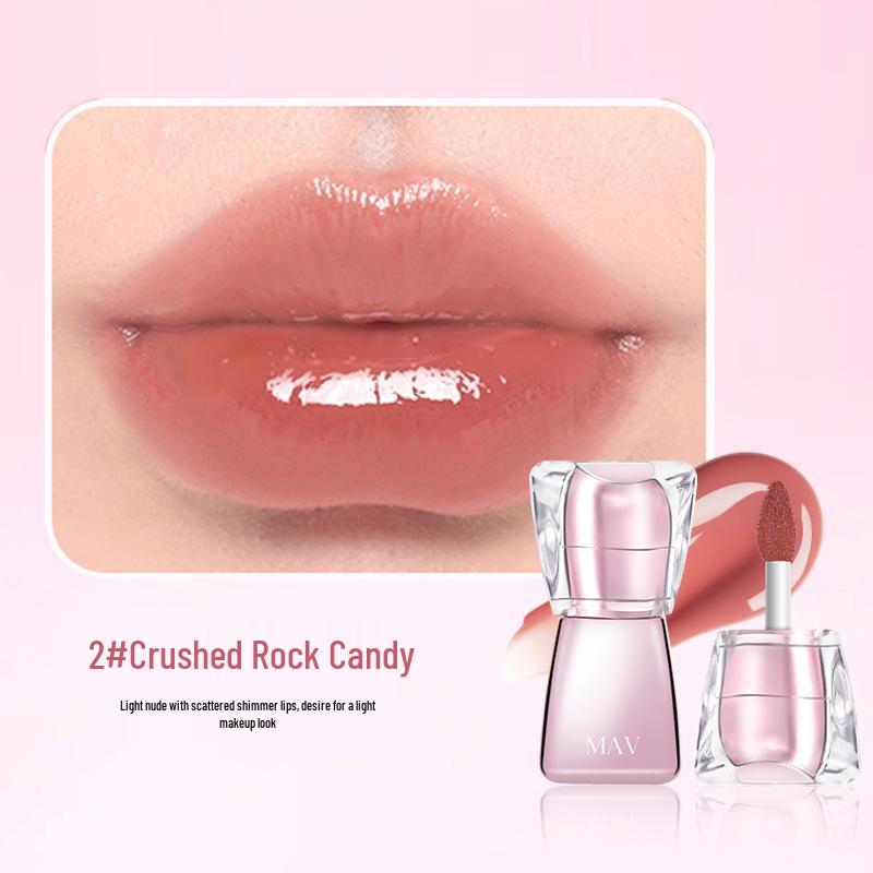 MAV Lip Glaze: Long-Lasting, Non-Stick, Mirror Finish Gloss with Whitening Effect 2ml