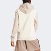 Adidas Originals Neutral Court Patchwork Logo Hoodie Women Hoodie Beige IS5244