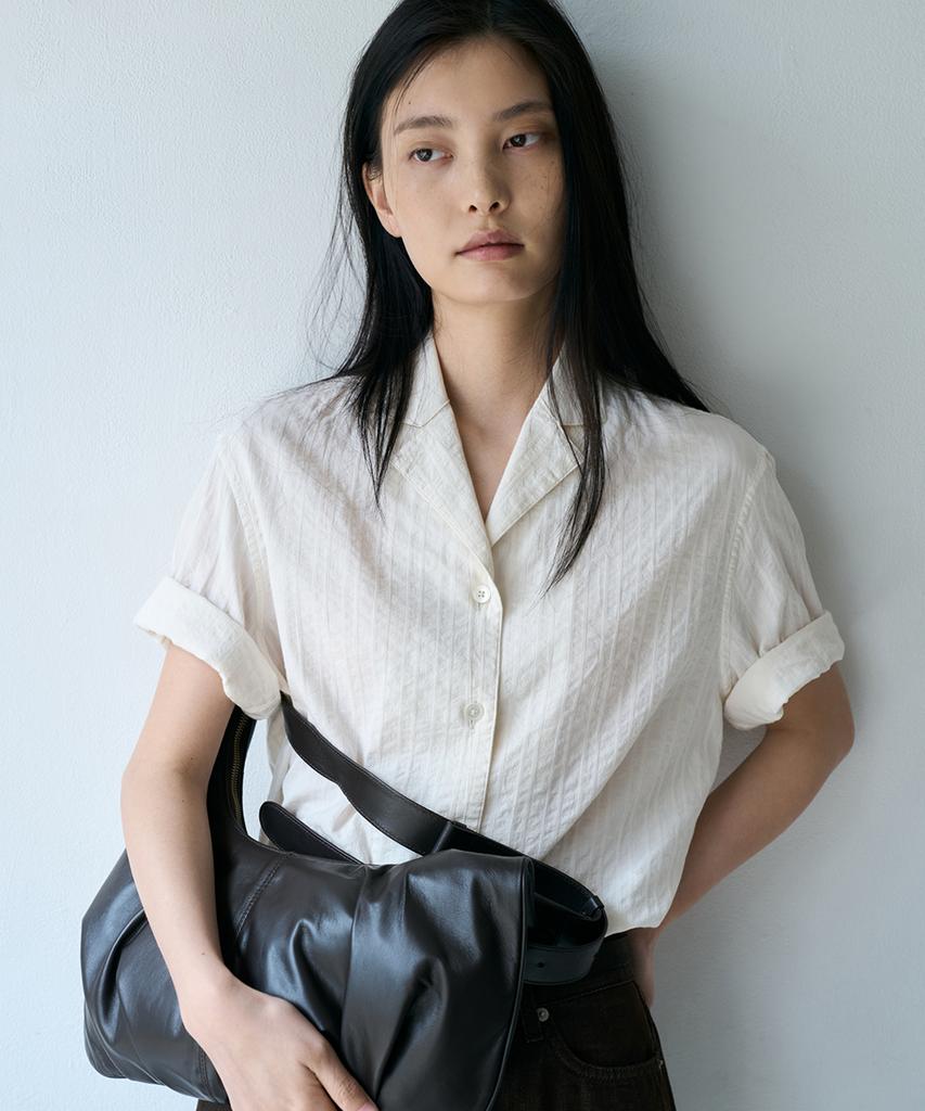 Leopeusaideuhwaiteulabel Vernal Half Shirt Ivory