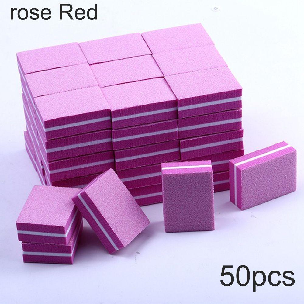 Strips Manicure Tool Colorful Sponge Nail Sanding Buffer Mini Nail File Polishing Block Nail Polish