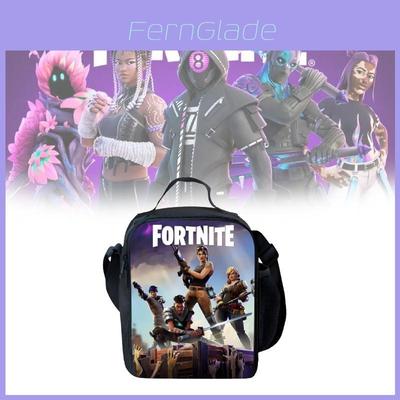 Fortnite Kreslená svačinová taška pro děti s prodyšnou oxfordskou tkaninou pro každodenní použití