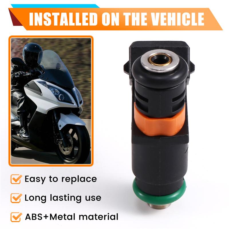 

Motorcycle Fuel Injector 39300-LEB2-800 39300LEB2800 39-049 39049 For Kymco Dink Street чорний