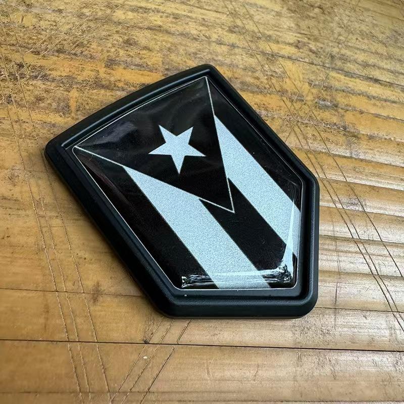 Metal Car Emblems of National Flags 3D National Flag Car Stickers Cross-border Mini Flag Badges
