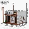 MOOXI WW2 Modern Military Architecture MOC Model Bricks DIY Diorama Adult Children Toy Building Blocks Set Montessori Gift Model