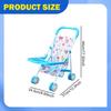 Doll Stroller Toy Creativity Interactive Role Play Simulation Pushchair