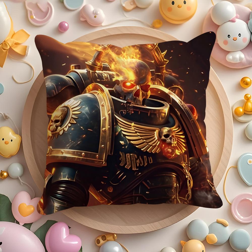 Game W-Warhammer-S 40K Cushion Cover Home & Car Multi-Scene Pillow Cover - Reversible, Soft & Durable For Daily Use