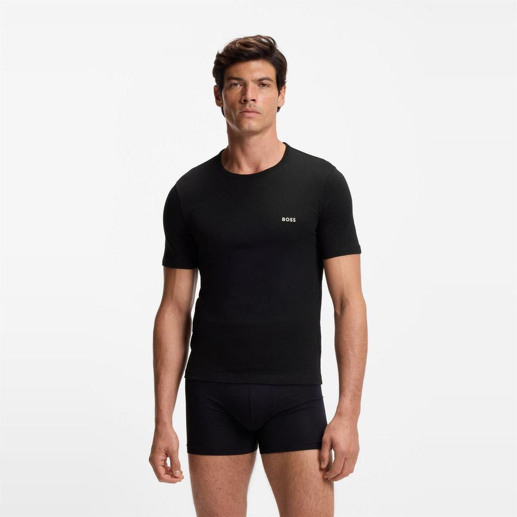 Boss Mens Logo T-Shirt (Pack of 3)