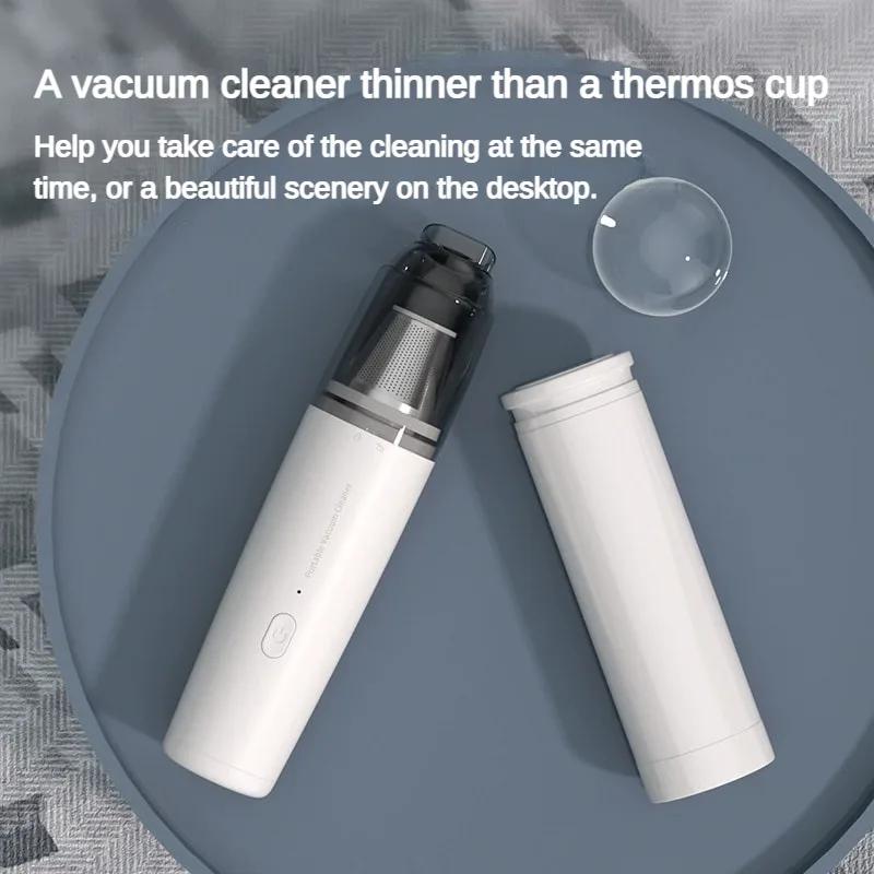 Handheld Portable Mini Vacuum Cleaner For Home Wireless Powerful Dust Remover Deep Cleaning Car Vacuum Ultrasonic Cleaner