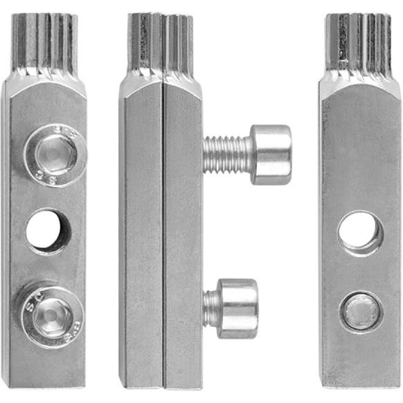 Stripped Screw Extractor, with Tape, Water Pipe Screw Removal Tool Broken Bolt Remover for 1/2 Inch 3/4 Inch Pipes Valve Faucet, Faucet Angle Valve