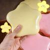 1Pcs Slow Rising Pinch Stress Relief Squeeze Toys Yellow Squishy Star Fidget Toy Sensory Soft Slow Rebound Decompression Toy