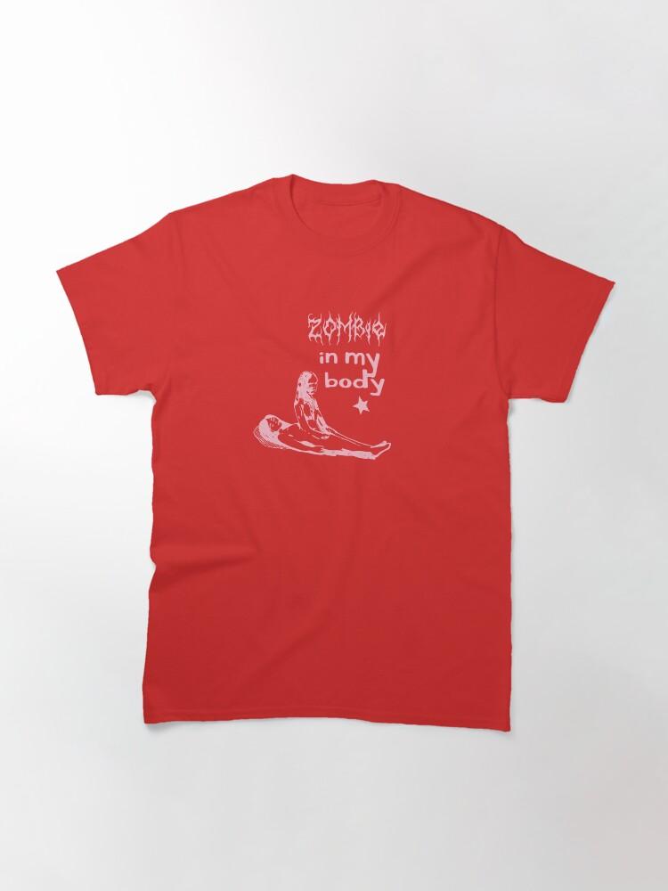 Zombie In My Body from Maggots for Brains - PINK Classic T-Shirt