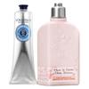 L'Occitane  Warm Sweet Cherry Blossom Moisturizing Hand Cream Body Lotion Treatment Set Soothing Skin Enhancement Elasticity Aroma Effect...