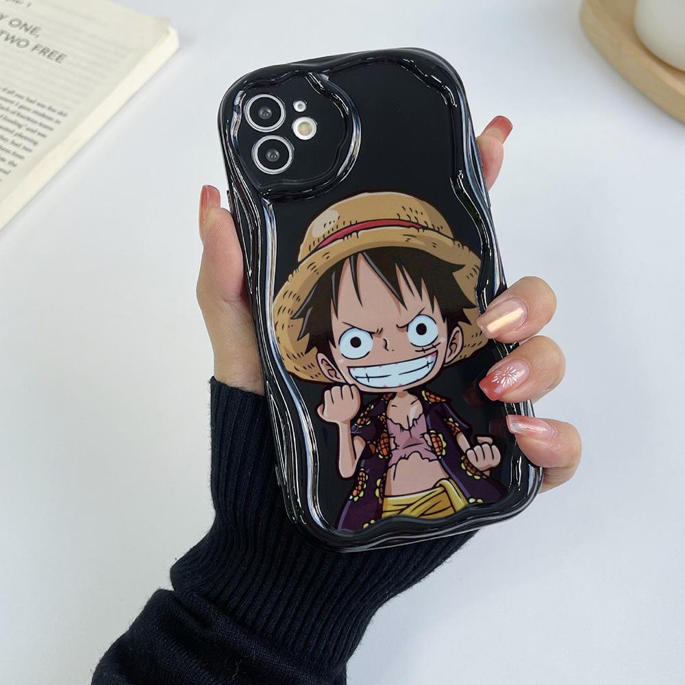 Carcasă de telefon LZ28 One Piece Luffy Gear 5, transparentă, cu valuri moi, pentru iPhone 15, 13 Pro Max, 12 mini, 14, 8 Plus, XS Max, XR, 6, protecție spate