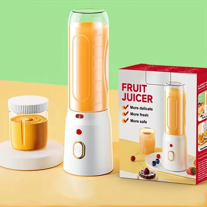 

Multi functional dual cup electric portable juicing cup,USB fast charging, juice,complementary food,coffee,smoothie,food blender белый