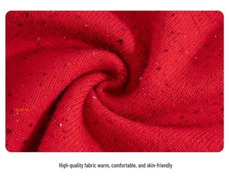 Boys' Non-Pilling Warm Knit Sweater, Korean Style, Long-Sleeved, Autumn/Winter 2025