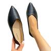 New Pointed Flat Shoes  European and American Shallow Mouth Single Shoes Non-slip Versatile Soft Sole  Single Shoes