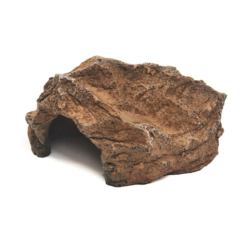 Resin Reptile Hide Shelter Geckos Crested Frogs Turtles Aquarium Decor Cave Basking Platform