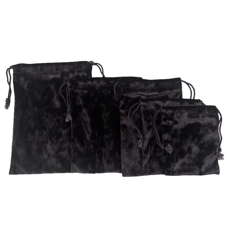 Velvets Tarot Drawstring Bag Jewelry Rune Pouches Organizers Dices Party Storage Bag for Tarot & Oracle Cards Easily Use