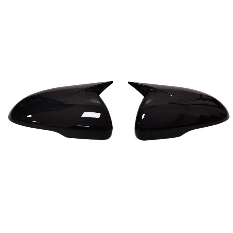 

For KIA K5 Optima 2011-2015/2016-2020 Car Side Door Rearview Horn Mirror Cover Cap Sticker Trim ABS Carbon Fiber Style Black