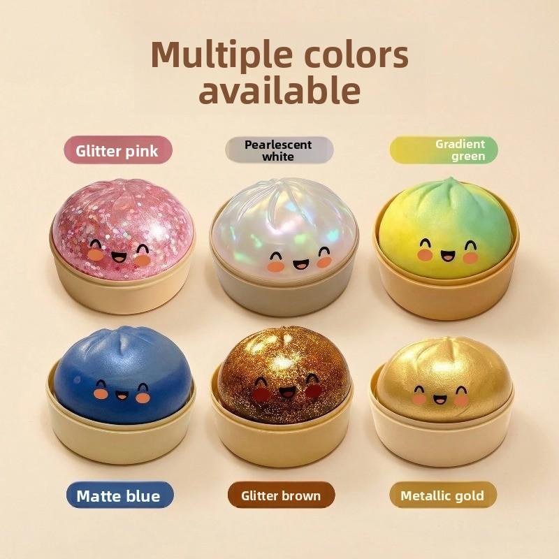Baozi Cross-Border Decompression Explosion Artifact Kneading Gift Blind Box Creative Simulation Venting Baozi Decompression Toy