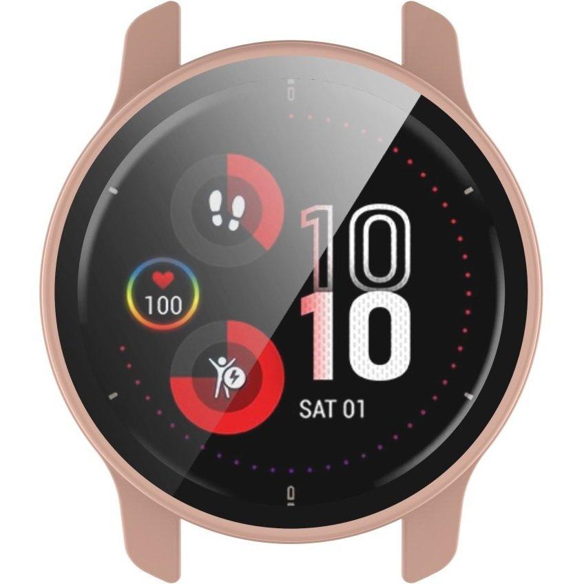 2in1 Case + Tempered Glass for Garmin Venu 2 Plus, Pink