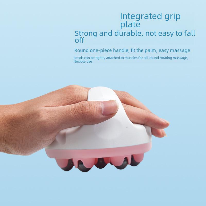 Dragon Ball Abdominal & Meridian Massager: Tendon Rolling Brush with Magnetic Ball Roller