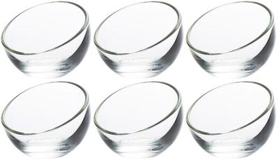 ADERIA La Rochelle Glas 6 Stück tief klein Wohnen Wohnen für Bankett H3994 Schüssel, Salat, Geschirr, Schüssel, Suppe, Teller, stilvoll, Glas, Dessert,