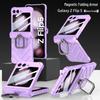 Samsung Flip5 Full Armor Hinge Case with Ring Holder