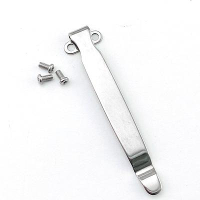 1 Stück neuer Edelstahl-Clip für DIY-Taschenmesser-Werkzeug, DIY-Zubehör, Klappmesser-Rückenclip-Halter
