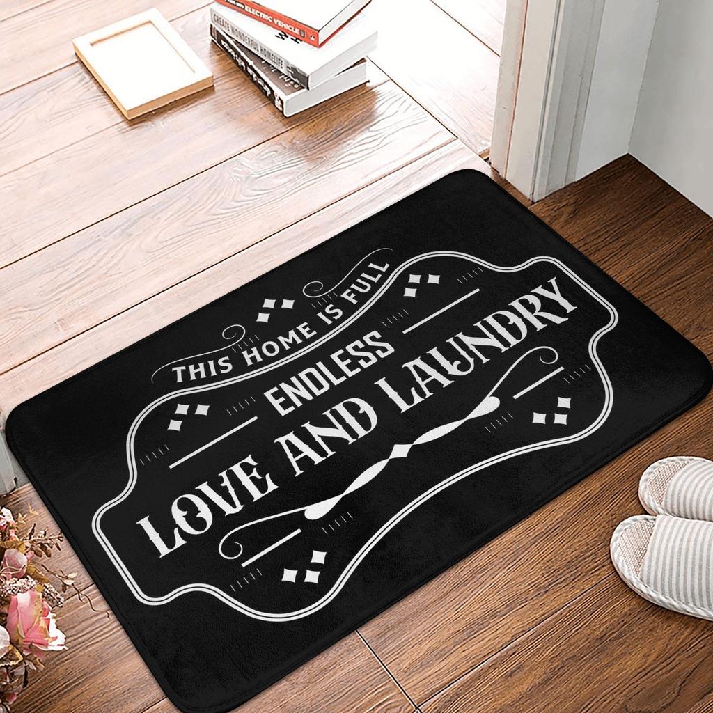 Laundry Room Front Door Mat Anti-Slip Indoor Quick Dry Doormat Living Room Entrance Rug Carpet