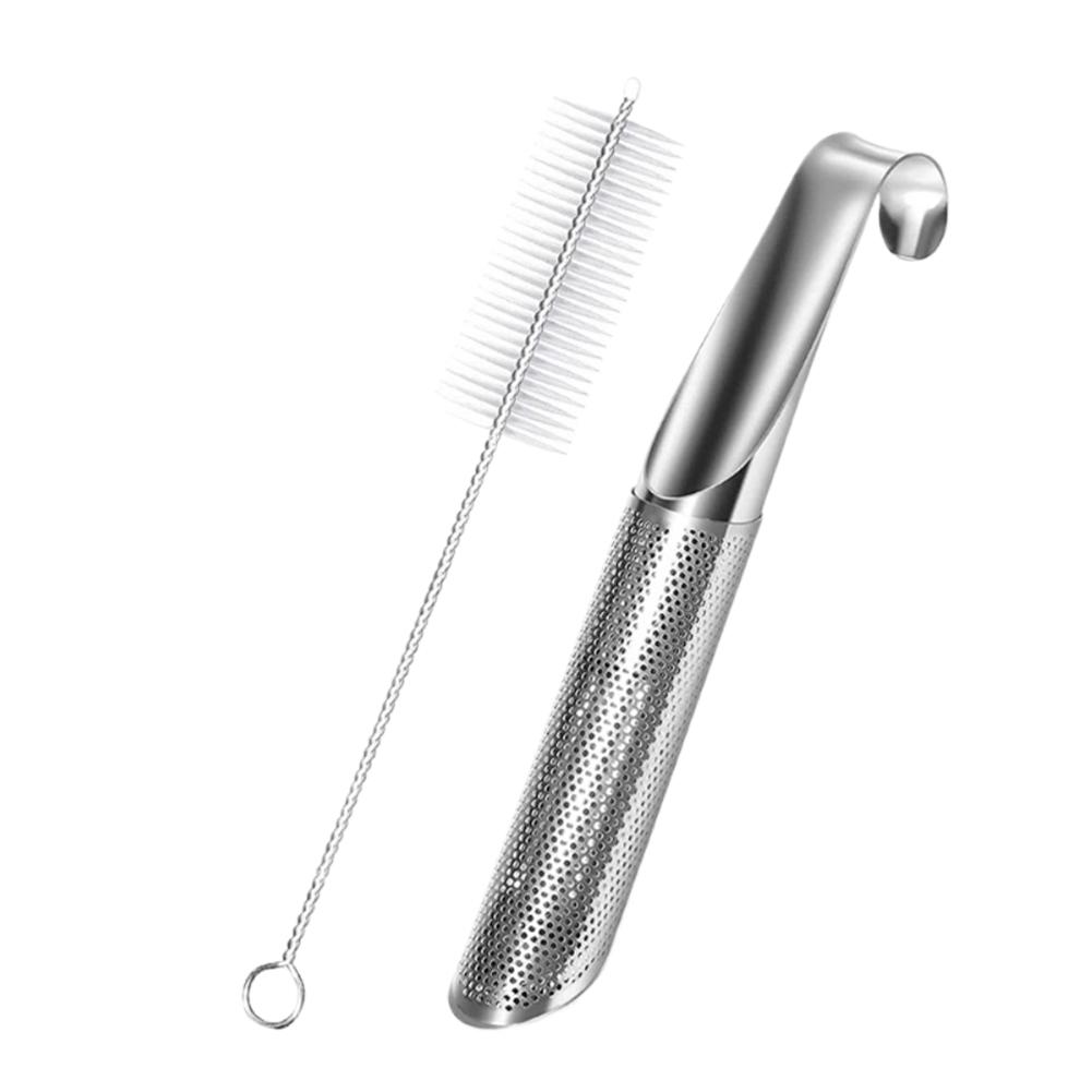 

1pcs Stainless Steel Tea Strainer Hanging Pipe Tea Infuser Filter Brewing Tool Loose Leaf Tea Maker Cup Hook Kitchen Utensil