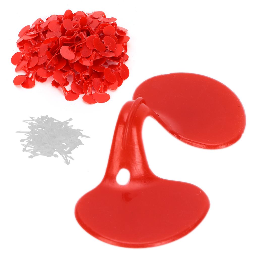 100 szt. Gogle Chicken Peeper AntiPecking dla kurczaków z zatorami na oku dla małych kurczaków(Pojedyncza belka )