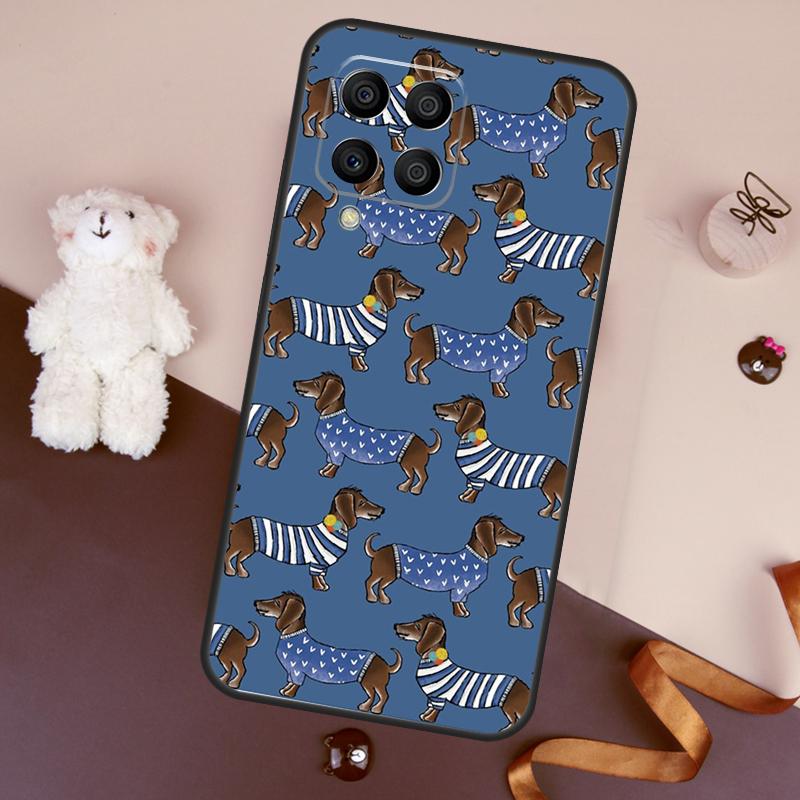 Dachshund Teckel Dackel Dog Case For Samsung Galaxy M06 M53 M13 M31 M11 M35 M55 M15 M56 M36 M16 M12 M32 M52 M14 M34 M54