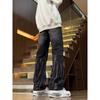 Hong Kong Trendy Men's Summer New Personalized Letter Jeans Hip Hop Ins Trendy High Street Trendy Ruffian Handsome Trousers