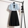 2026 Spring/Autumn Women's Korean Style Suit: Elegant Shirt & Skirt Two-Piece Set
