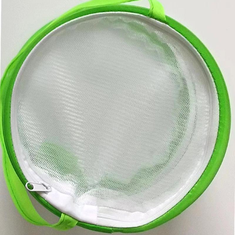 Mesh Cloth Butterfly Catching Cage with Zippered Lid for Summer Camp