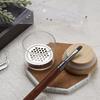 Glass Nail Brush Washer With Secure Lid And Mesh Filter For Gel Polishing Removal And Diy Tools