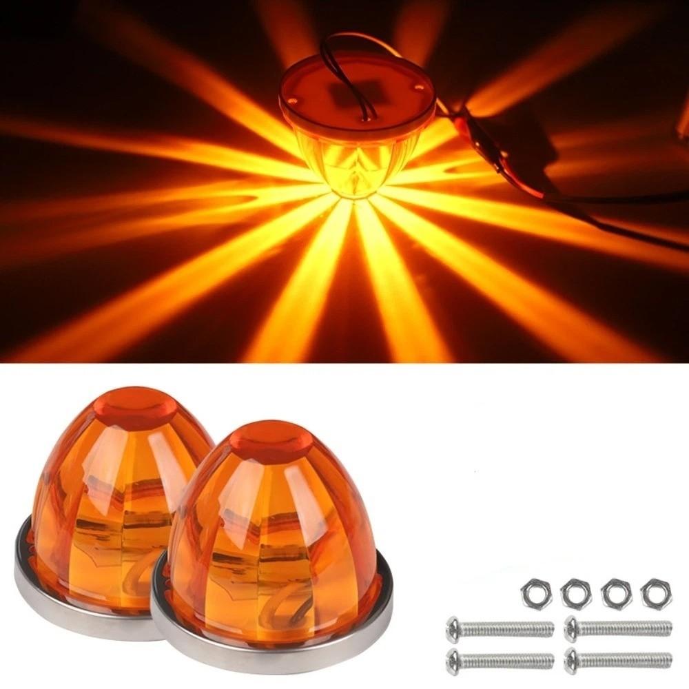 Universal Rear Brake Stop Light LED Clearance Lamp Turn Clearance Side Marker Light  Truck жёлтый